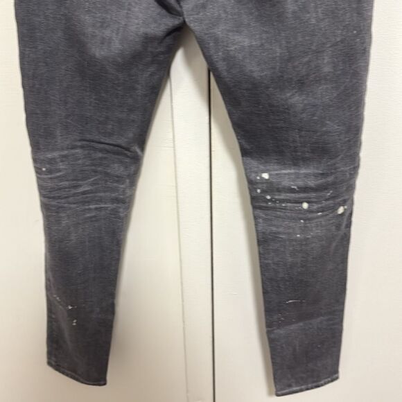 Adiano Goldschmied Gray Distressed Super Skinny Legging Ankle Jeans. - Picture 5 of 11